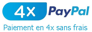 Logo Paypal 4x sans frais